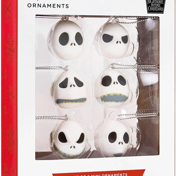 NEW  Set of 6 Tim Burton's The Nightmare Before Christmas Jack - Picture 5 of 9